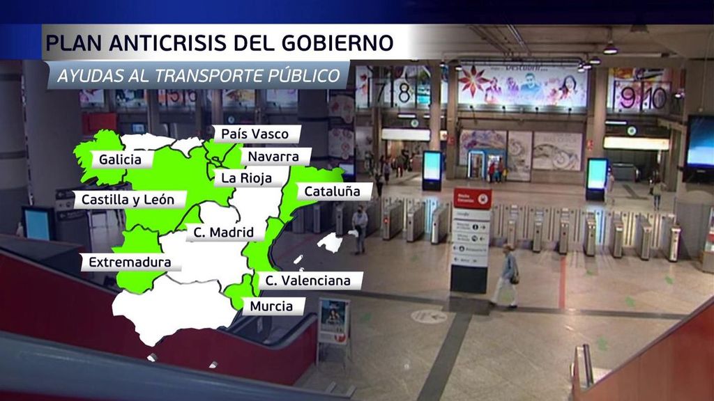 Estas CCAA harán descuento en el transporte público