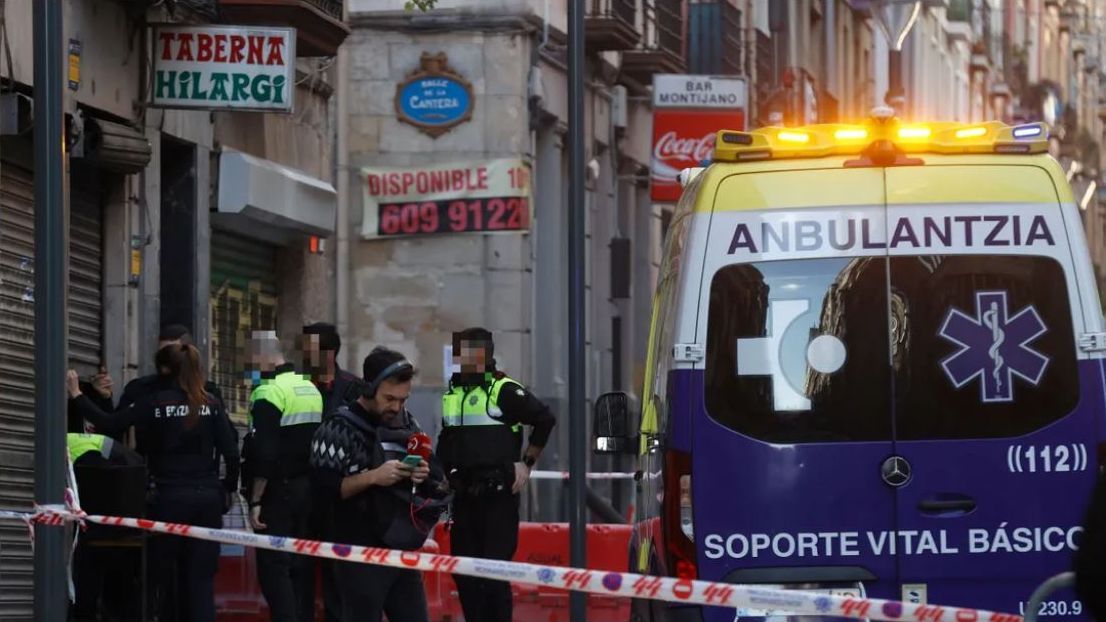 Un hombre mata a su pareja en en el bar que regentaban en Bilbao y después llama a la Policía