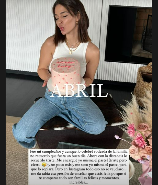 Laura Escanes recuerda su cumpleaños más duro