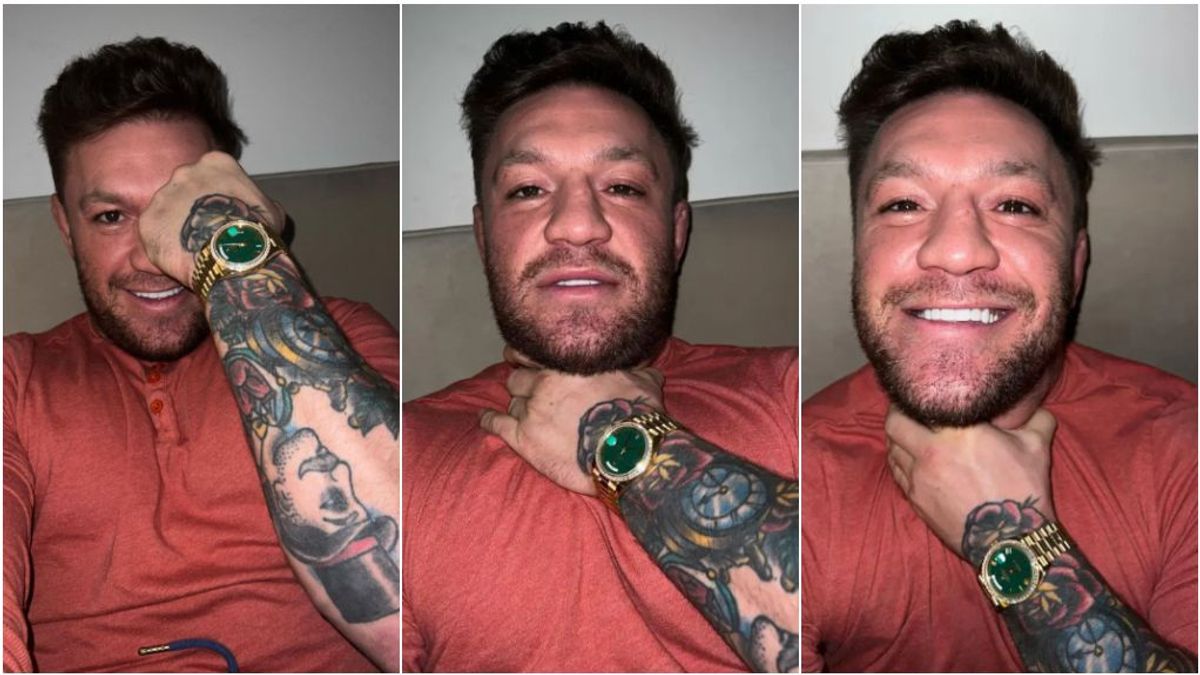 McGregor enseña su nuevo Rolex mientras se estrangula: "Hay un monstruo en mi" McGregor enseña su nuevo Rolex mientras se estrangula: "Hay un monstruo en mi"