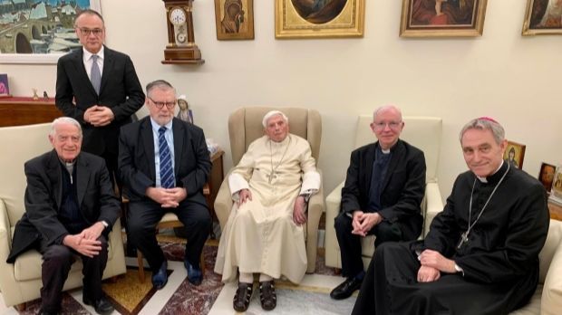 Una de las últimas imágenes de Benedicto XVI