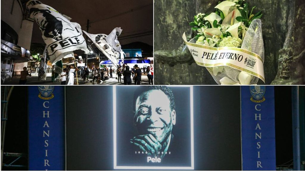 Pelé, despedido con honores: cinco días de velatorio, y llevado en procesión hasta el cementerio