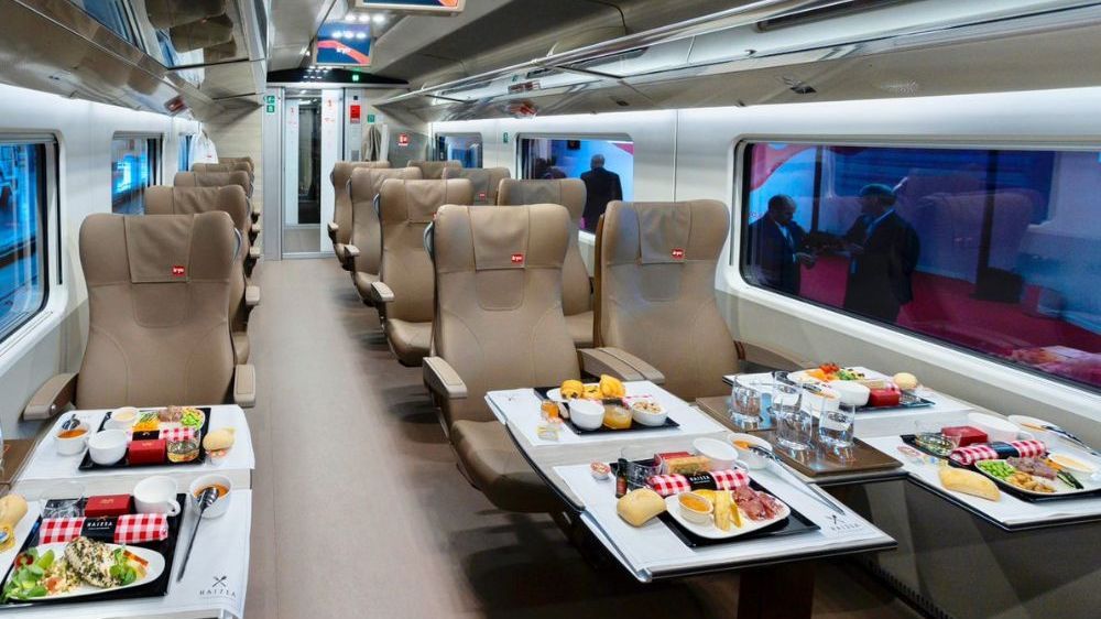 Interior de los trenes de Alta Velocidad de iryo