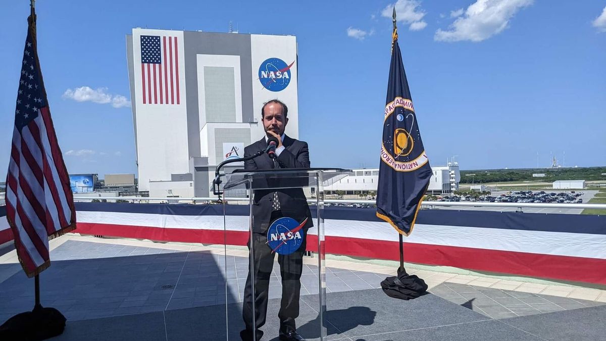 Roger Lascorz en la NASA