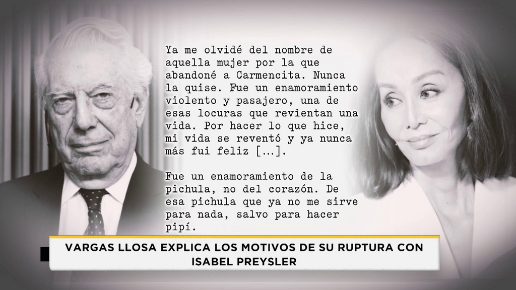 Mario Vargas Llosa e Isabel Preysler: los verdaderos motivos de su ruptura