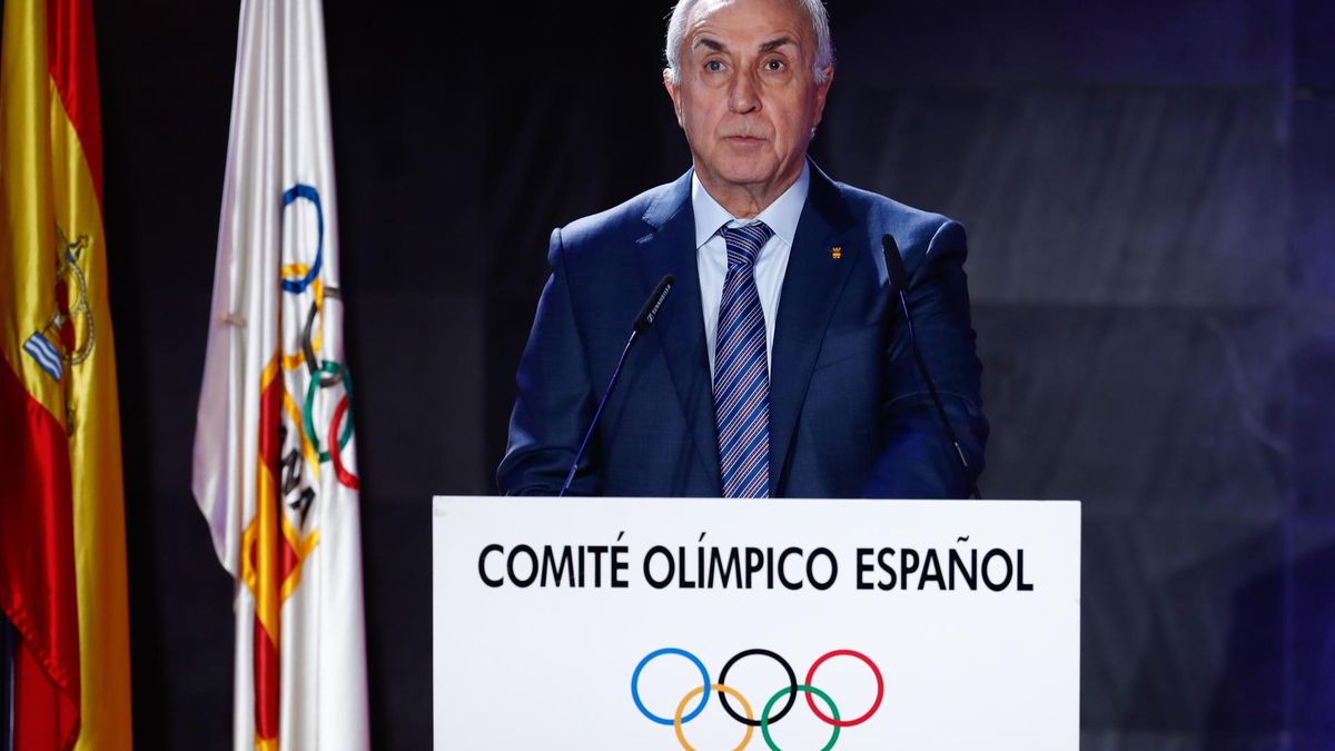 El presidente del Comité Olímpico Español (COE), Alejandro Blanco, en la ceremonia de entrega de premios COE 2022 en la sede oficial del COE, el 21 de diciembre de 2022 en Madrid.
