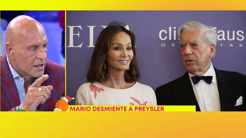 Kiko Matamoros relata escenas de celos de Mario Cargas Llosa con Isabel Presyler
