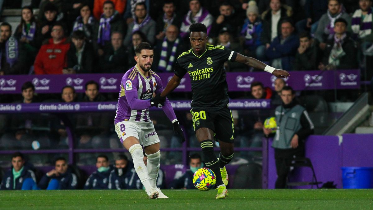 Vinicius Jr en el partido contra el Valladolid Vinicius Jr en el partido contra el Valladolid