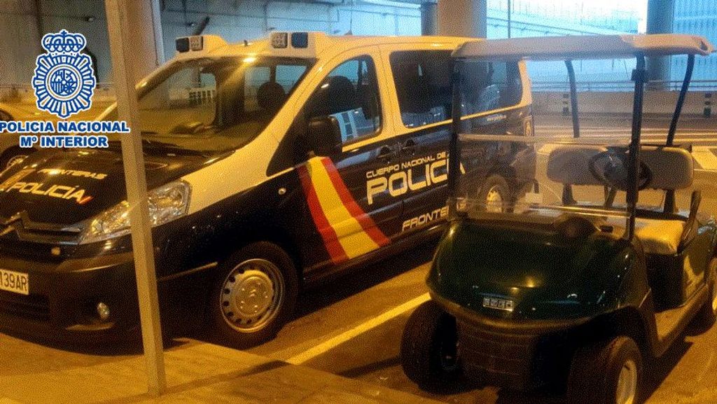 Detenido por robar un ‘buggy’ de golf para recorrer kilómetros al aeropuerto