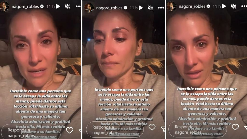 Nagore Robles se despide entre lágrimas de Elena Huelva a través de sus redes