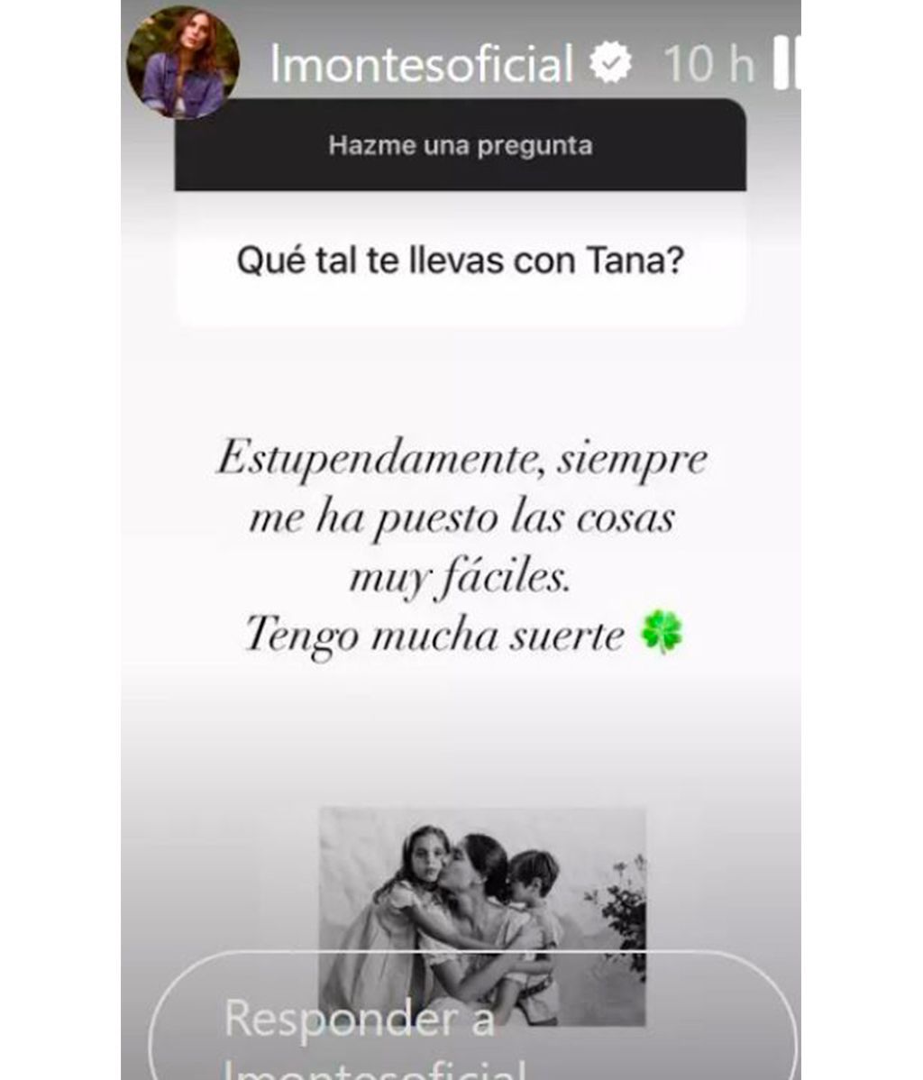 Lourdes Montes aclara cómo se lleva con Tana Rivera, la hija de su marido