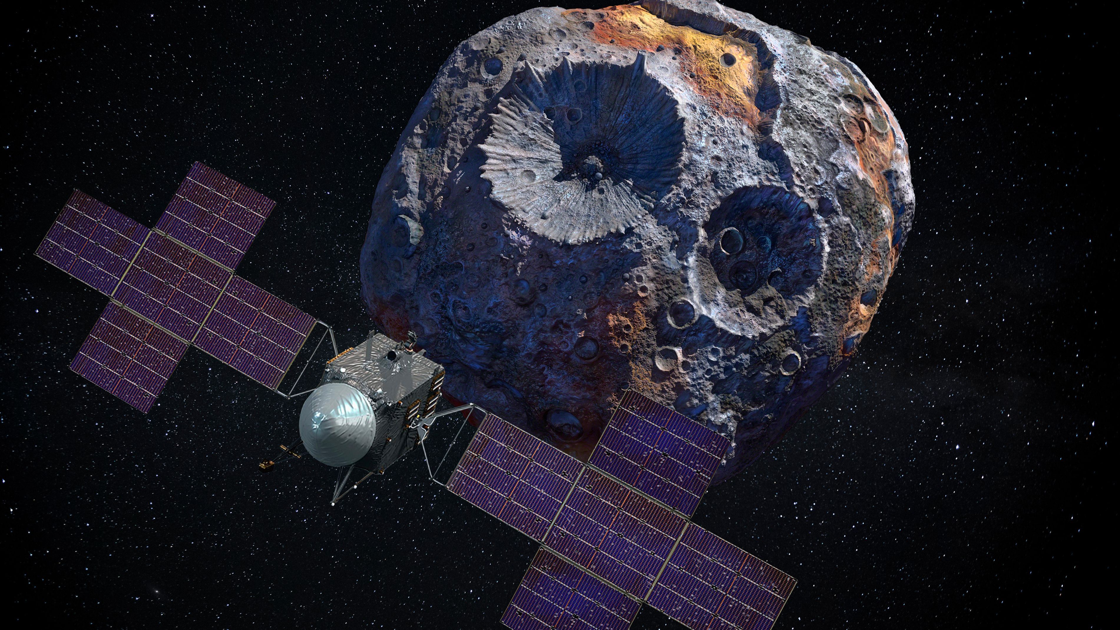 Representación de la misión Psyche