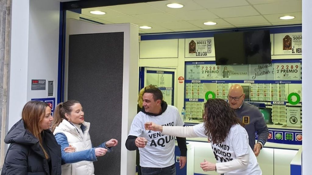 Administración de lotería en Valladolid que ha vendido el segundo premio