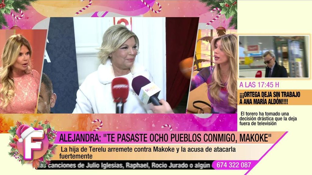 Alejandra Rubio explica el posible motivo del enfado de Terelu Campos con Makoke