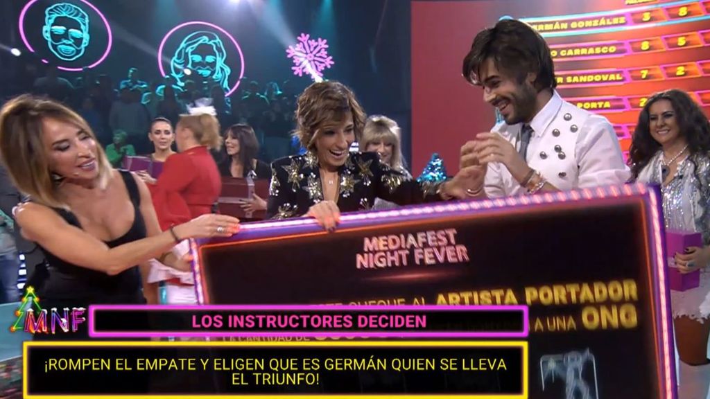 German González gana la gala de 'Mediafest Night Fever'