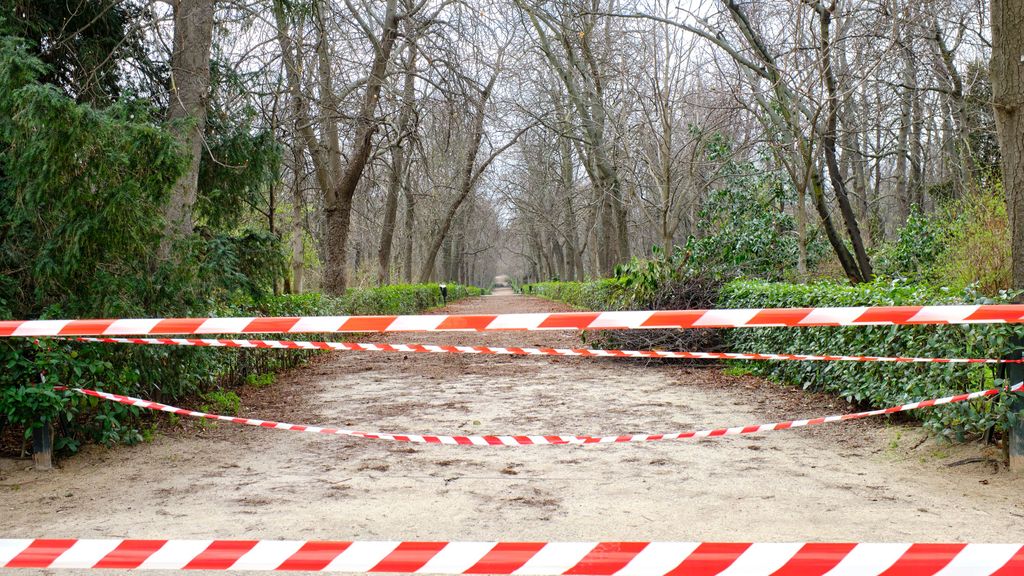 El Retiro y otros ocho parques de Madrid, cerrados por las fuertes rachas de viento