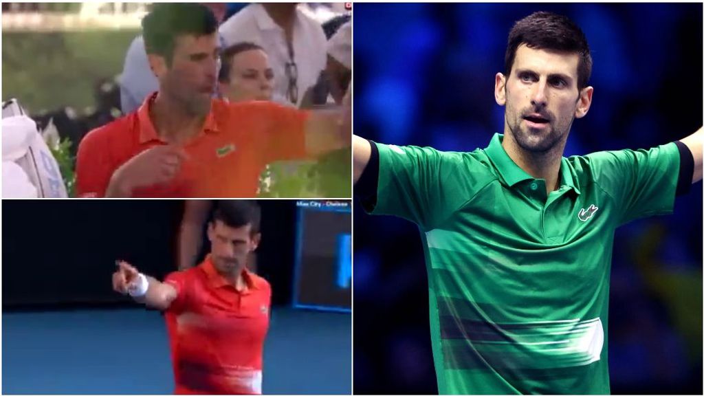 Djokovic la lía en Australia y echa a gritos a su hermano del palco: "Vete fuera"