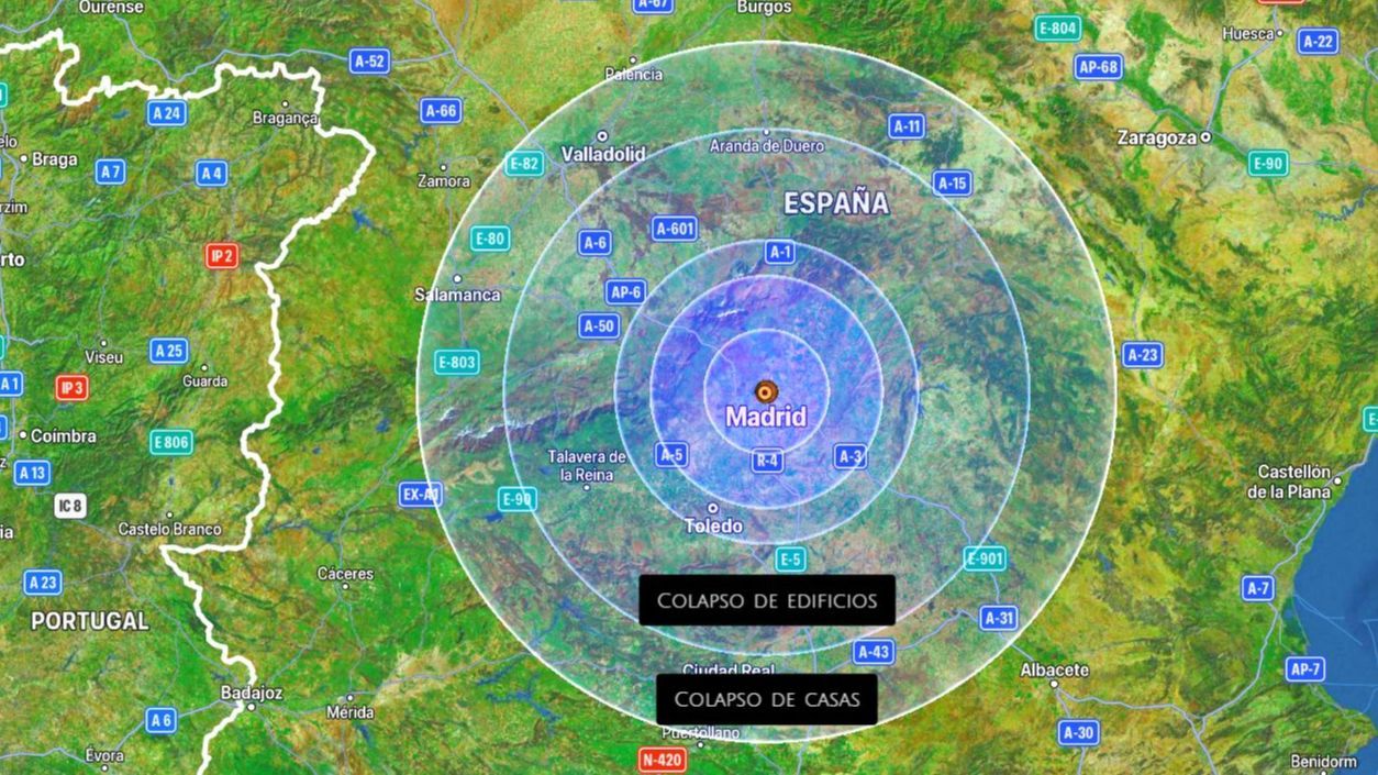 El impacto provocaría una onda de choque 243 decibelios