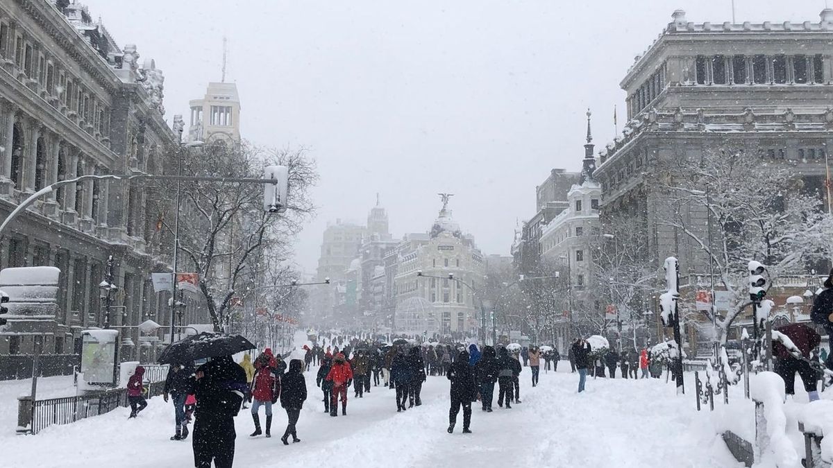 EuropaPress 4131032 imagen madrid cubierta nieve filomena