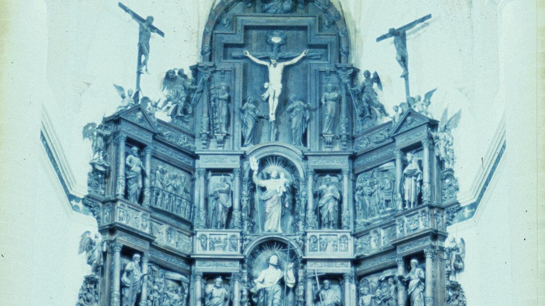 La restauración del retablo mayor de San Andrés no termina - NIUS
