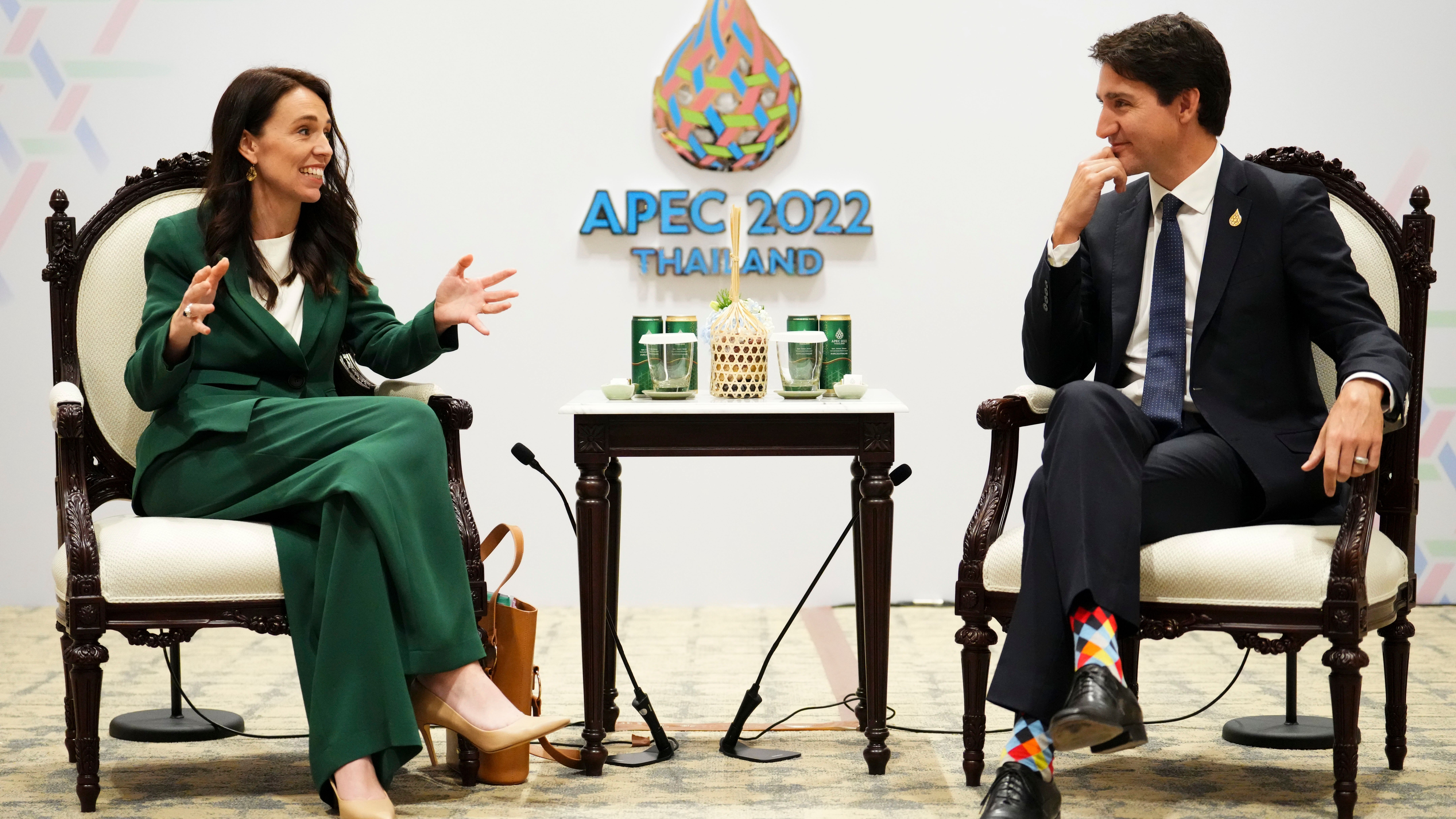 Jacinda Ardern y Justin Trudeau EP