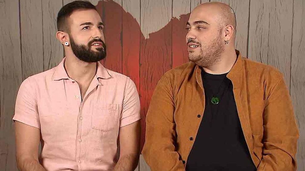 Jesús y Andy durante su cita en 'First Dates'