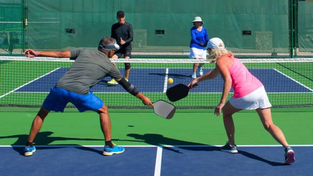 Partido de Pickleball.