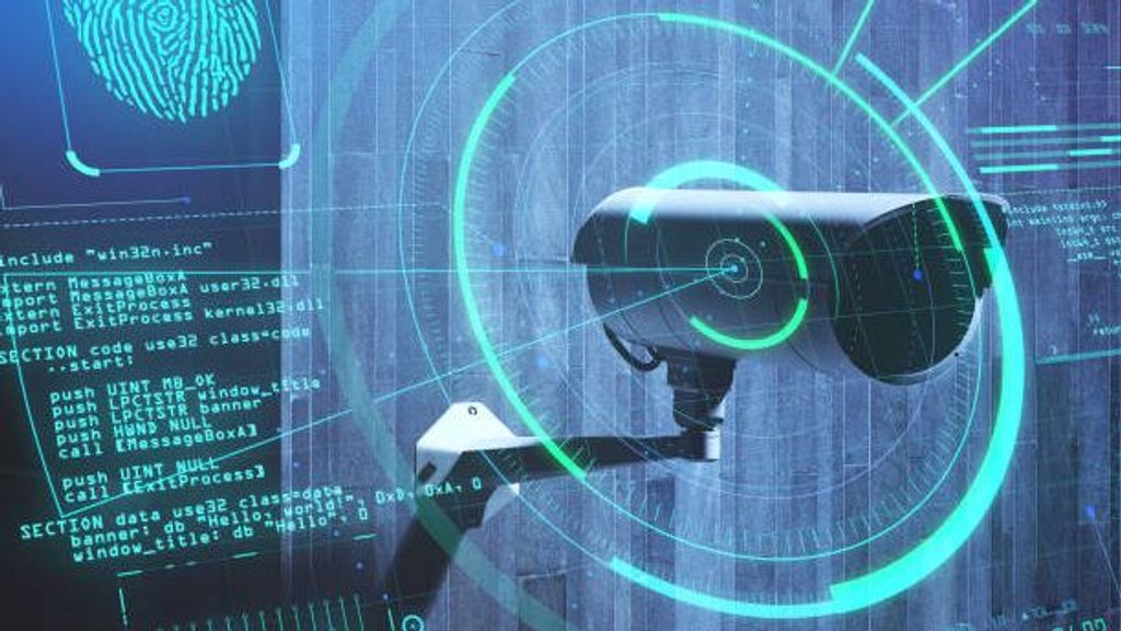 Cámara de seguridad automatizada.