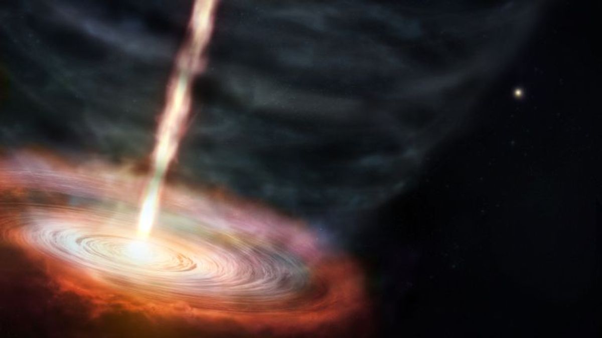 Descubren un chorro que fluye a velocidades increíbles desde una estrella masiva