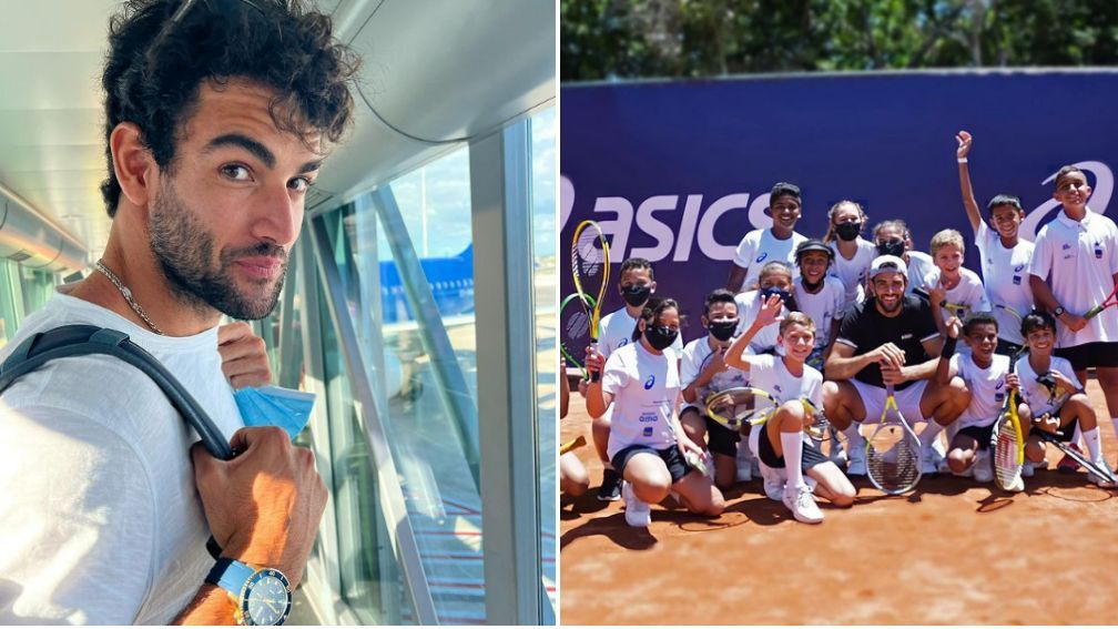 Berrettini hace su donación más surrealista: un año gratis de helados para niños enfermos