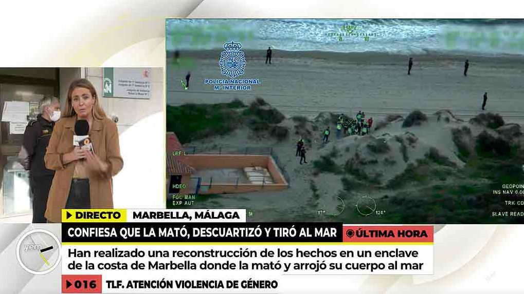 El asesino de Marbella contó con la colaboración de un amigo: Las imágenes de la reconstrucción