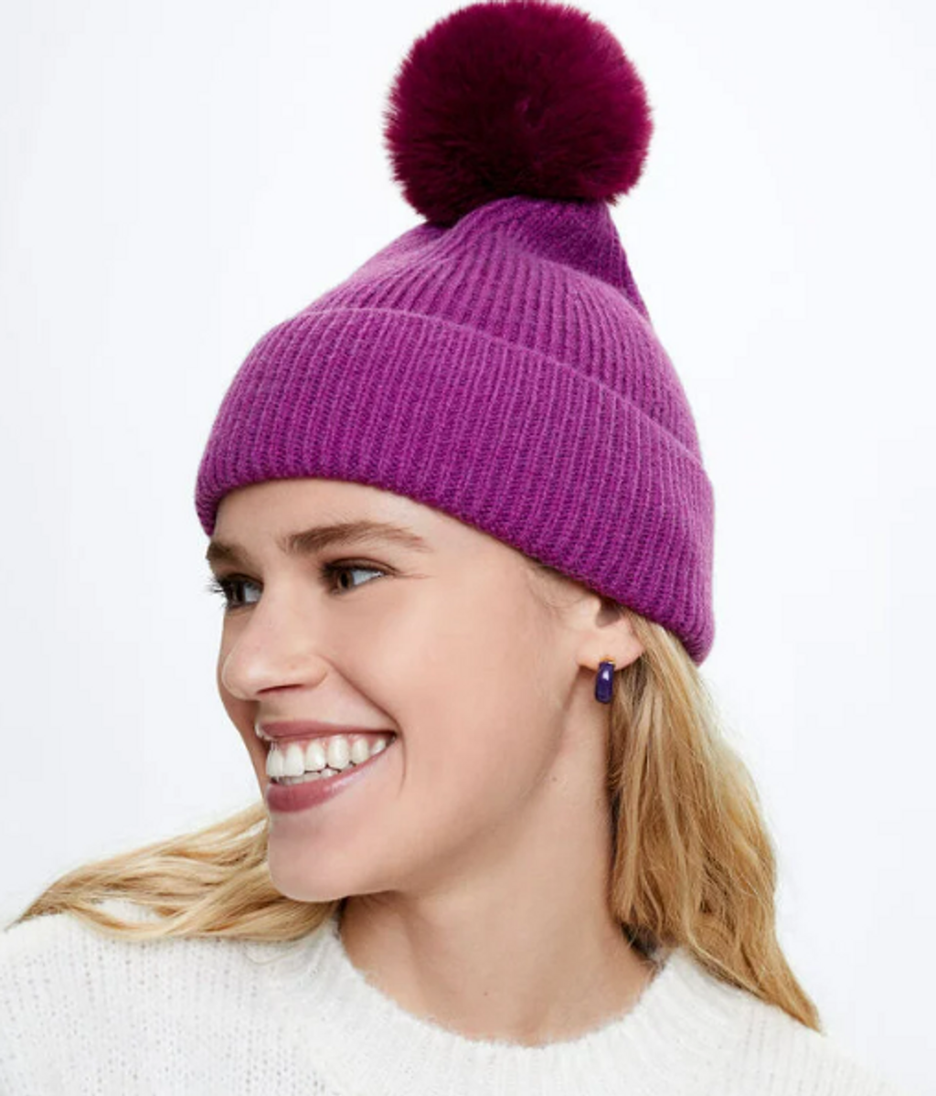 Gorro con pompón de Parfois