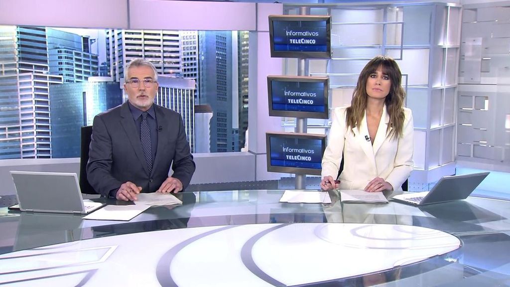 Con David Cantero e Isabel Jiménez Informativos Telecinco 2023 Mediodía 12/01/2023