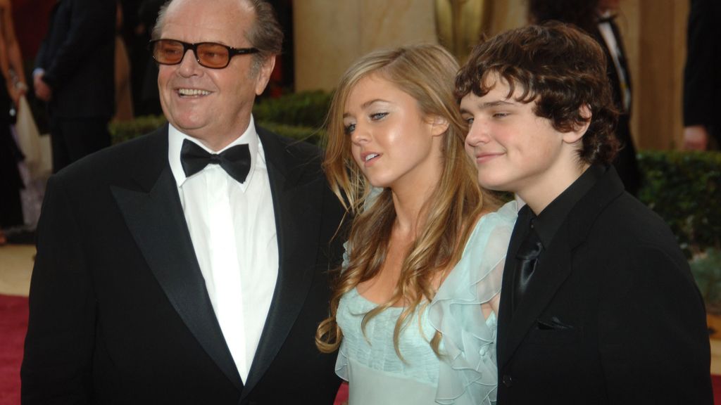 Jack Nicholson con sus hijos Raymond y Lorraine (2006)