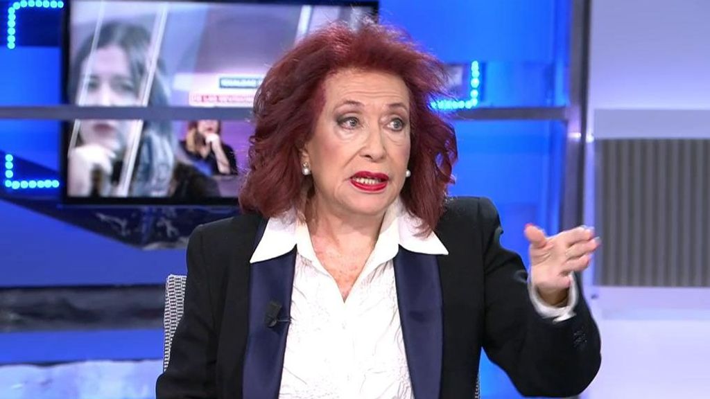 Lidia Falcón, presidenta del Partido Feminista de España