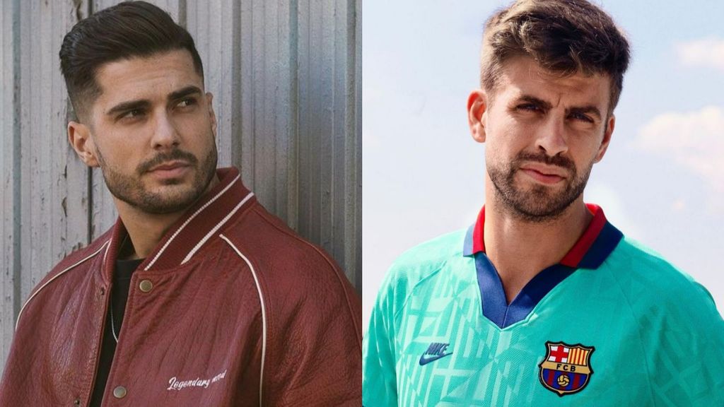 Mario González y Gerard Piqué