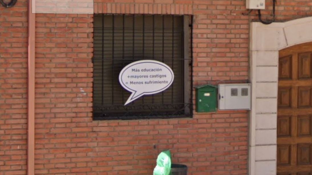 "Más educación + mayores castigos = Menos sufrimiento"