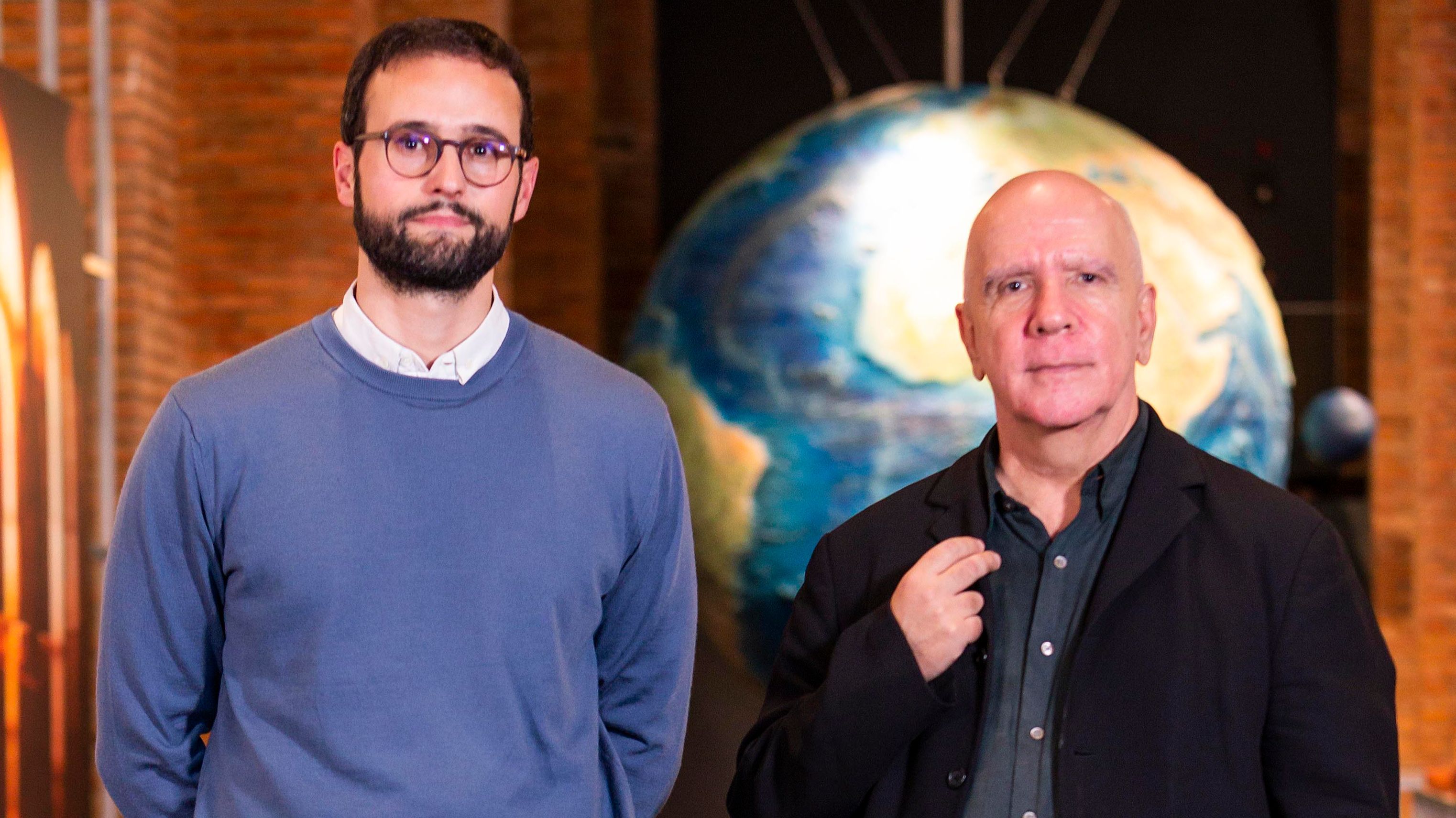 Iz. a dcha., Héctor Navarro y Manuel Blanco Lage