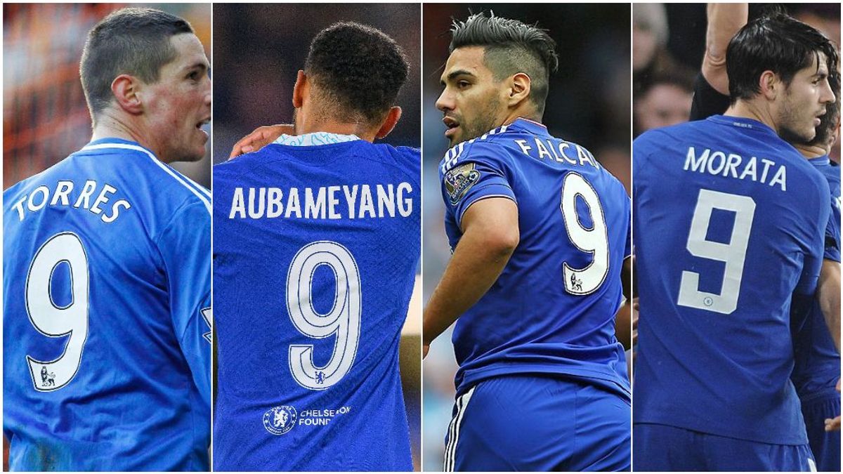 La maldición del número 9 en el Chelsea: Torres, Falcao, Morata o Aubameyang