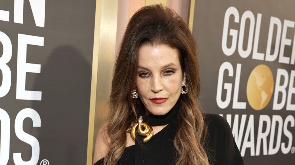 Lisa Marie Presley en los Globos de Oro