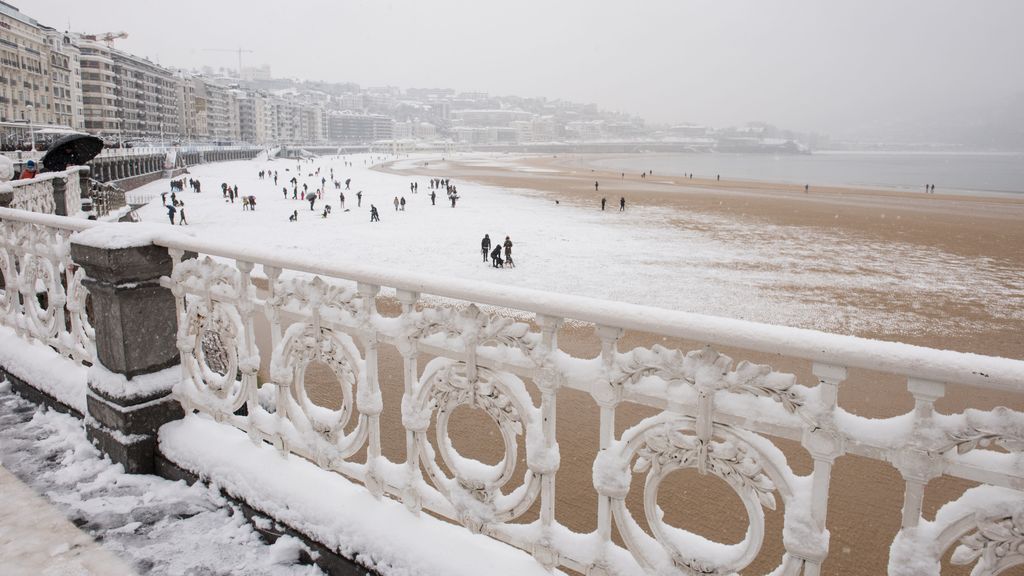 Nieve, por fin, la semana que viene... hasta en el mar