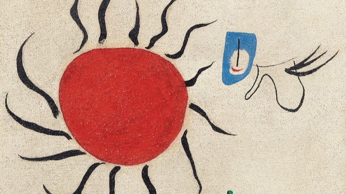 Pintura (El sol) [Peinture (Le Soleil)],de 1927, obra de Joan Miró