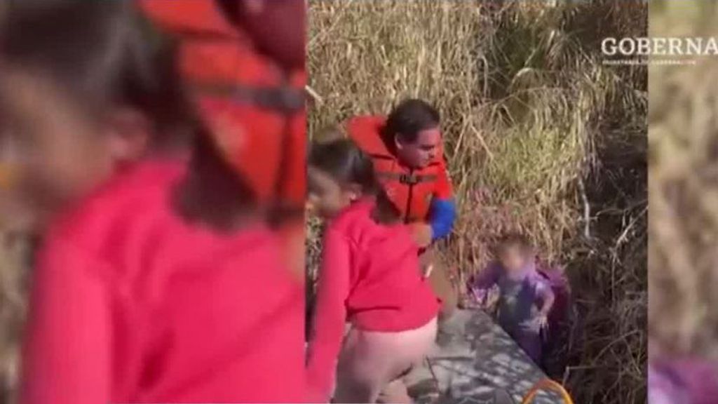 Rescate 'in extremis' a tres niñas a punto de ahogarse en el Río Bravo cuando trataban de cruzar la frontera