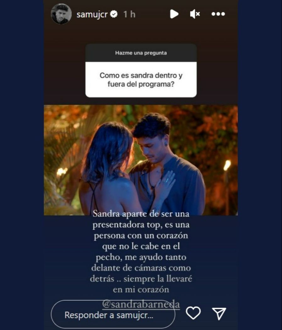 Samuel Chávez habla de su relación con Sandra Barneda