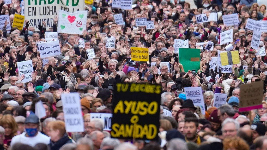 La Marea Blanca vuelve a la calle contra el "deterioro" de la Sanidad Pública en Madrid
