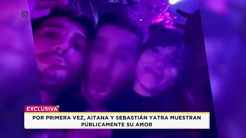 Yatra y Aitana se fotografían con un fan