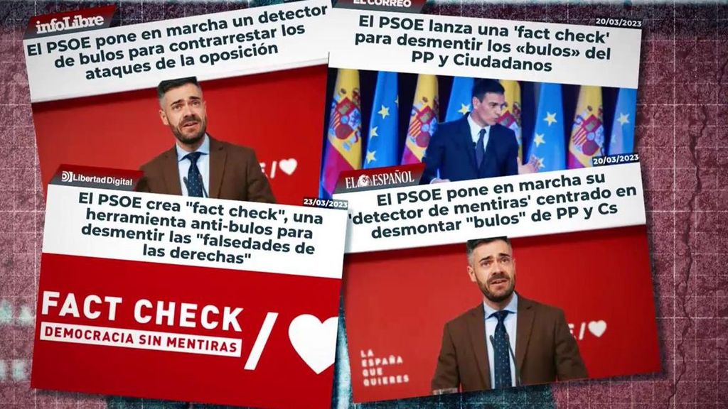 El PSOE crea un comité para desmentir bulos Todo es mentira 2023 Programa 1005