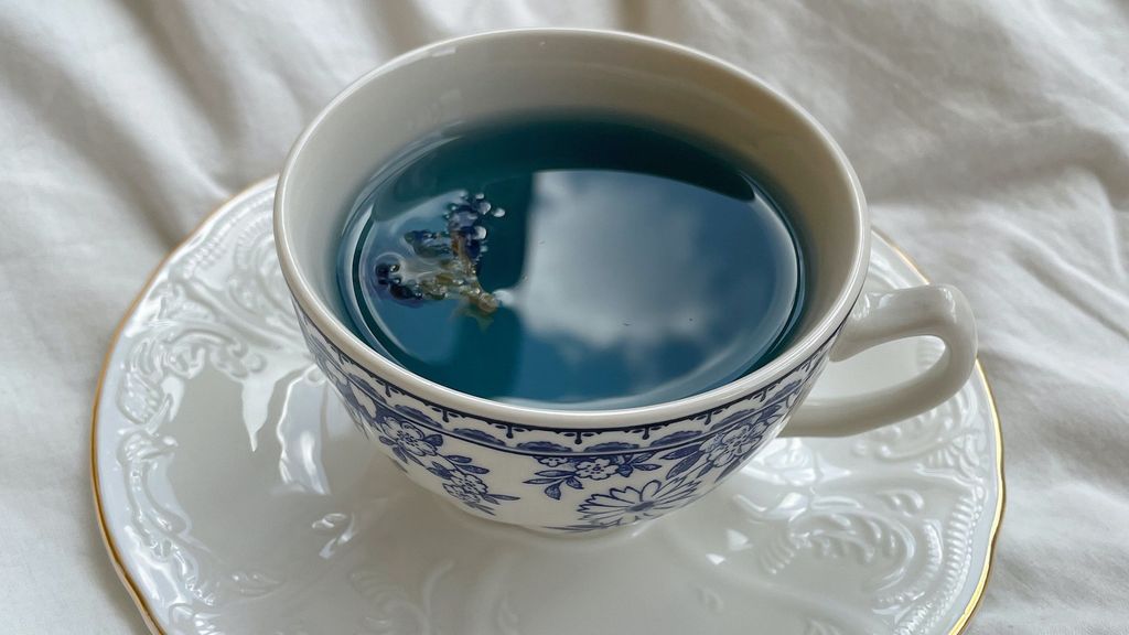 El té azul es muy rico en propiedades