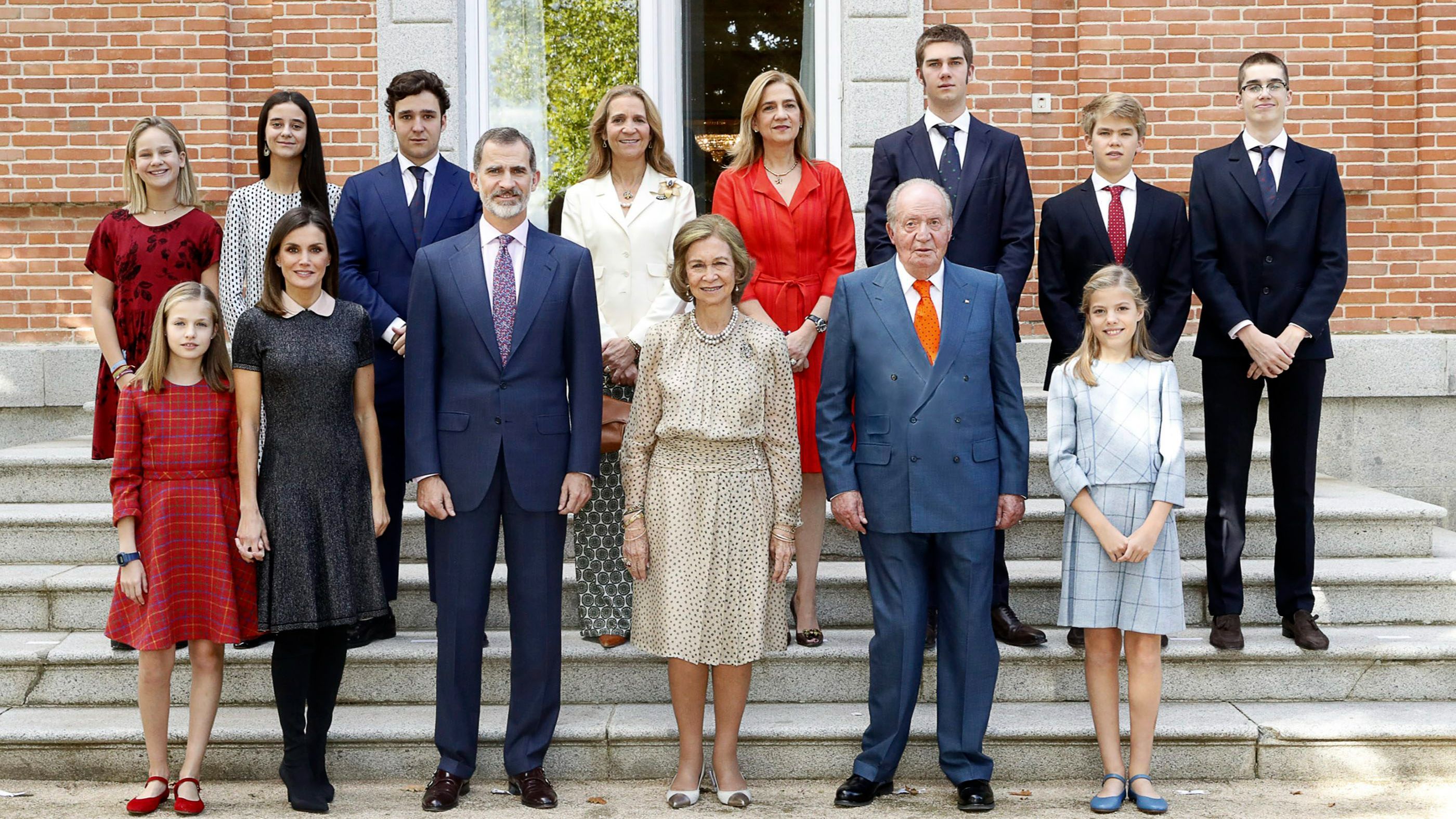 La familia real española, al completo, en 2018