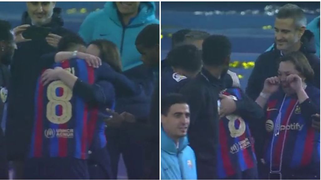 El reencuentro de Pedri con sus padres tras ganar la Supercopa: las lágrimas que emocionan al barcelonismo